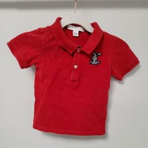Burberry Baby Red Polo 2T